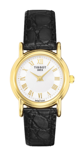 Tissot Carson Quartz 26.8 Yellow Gold / Silver / Strap